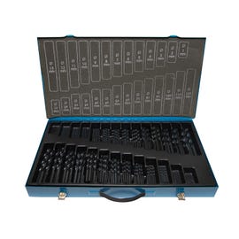 1mm - 13mm + 3.3 & 4.2 HSS DIN338 Jobber Drill Set - 09500 Series (Presto)