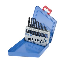 1/16"-1/4" (13 pcs) Uncoated Imperial HSS Drill Set (Presto)