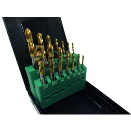 TiN Coated Combo Tap & Gold-P Drill Set - TD84-GLP-SET Series (YG-1)