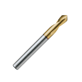 90 Degree TiN Coated HSS 8% Cobalt Spot Drill, Plain Shank – D4306 Series (YG-1)