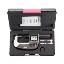 IP65 Universal Digital Outside Micrometer with Interchangeable Anvils, Data Output, Waterproof & Dustproof - Micromar 40 EWR-V Series (Mahr)